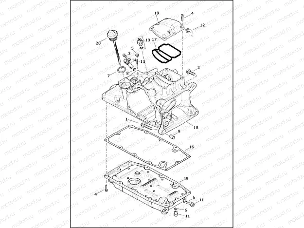 TRANSMISSION HOUSING, COVER AND OIL PAN