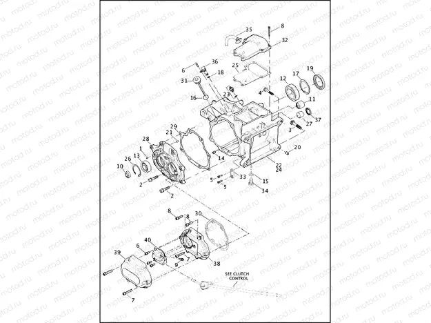 TRANSMISSION HOUSING - FLSS AND FLSTFBS