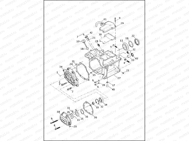 TRANSMISSION HOUSING - FXSB, FLSTC, FLSTF, FLSTN, FLSTFB AND FLS