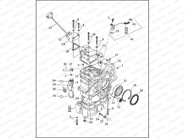 TRANSMISSION HOUSING & OIL TANK (1 OF 2)