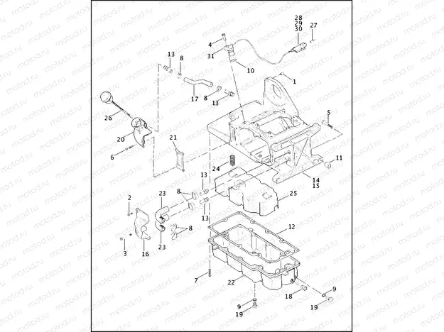 TRANSMISSION HOUSING & OIL TANK (1 OF 2)