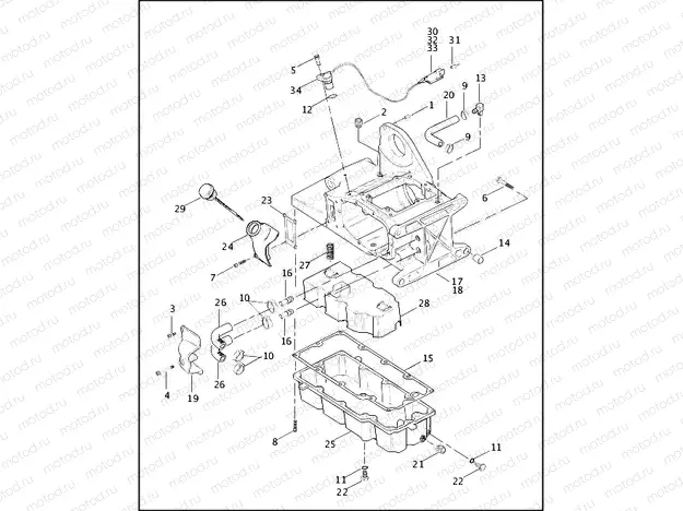 TRANSMISSION HOUSING & OIL TANK (2 OF 2)
