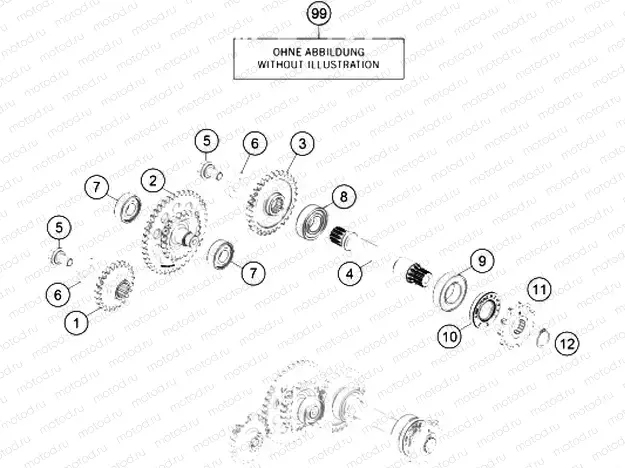 TRANSMISSION I - MAIN SHAFT