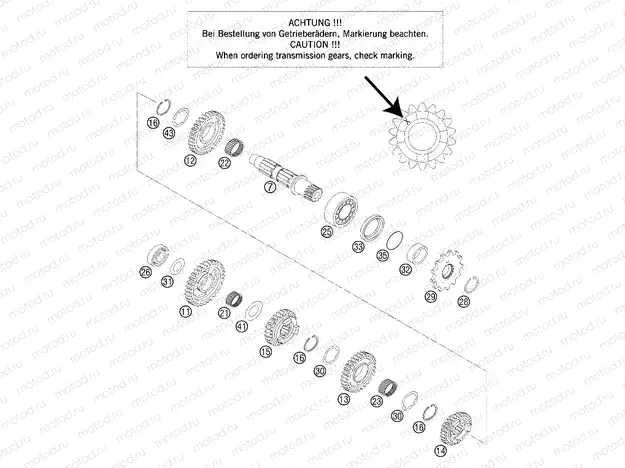 TRANSMISSION II - COUNTERSHAFT