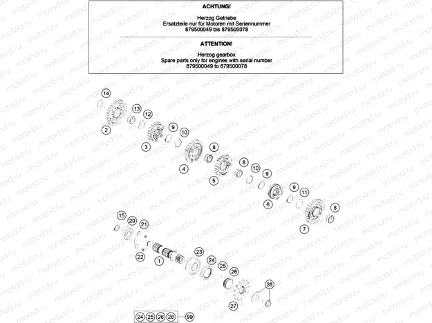 TRANSMISSION II - COUNTERSHAFT