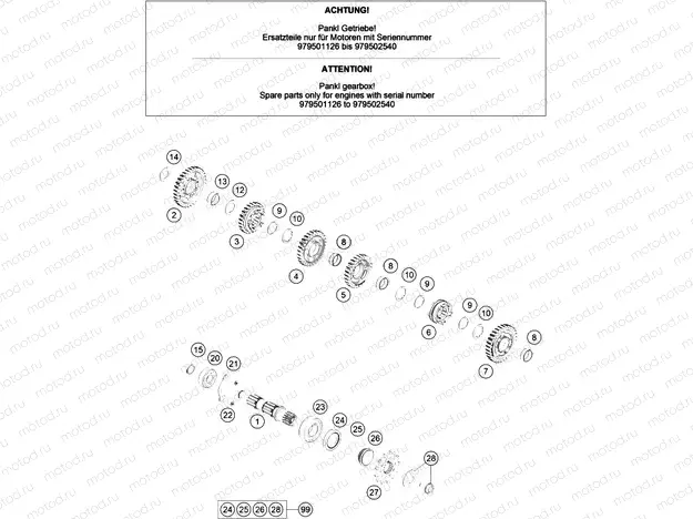 TRANSMISSION II - COUNTERSHAFT