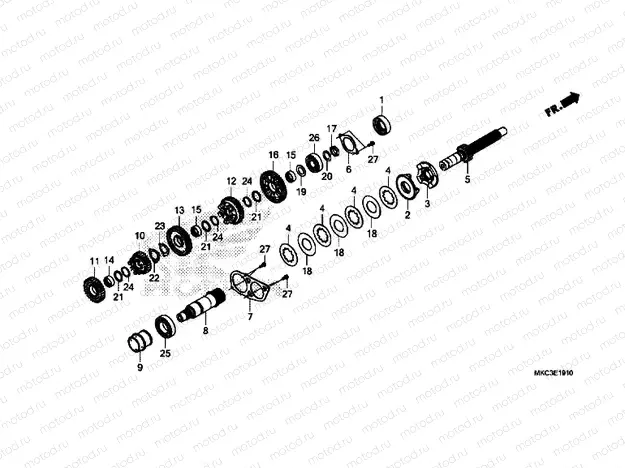 TRANSMISSION (MAINSHAFT)