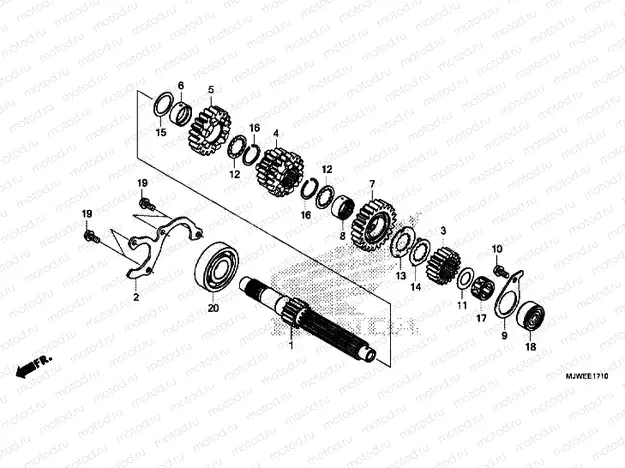 TRANSMISSION (MAINSHAFT)