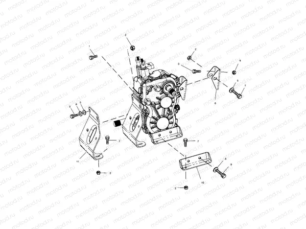 TRANSMISSION MOUNTING - A00CD50FB (4954885488D004) | TRANSMISSION MOUNTING - A00CD50FB (4954885488D004)