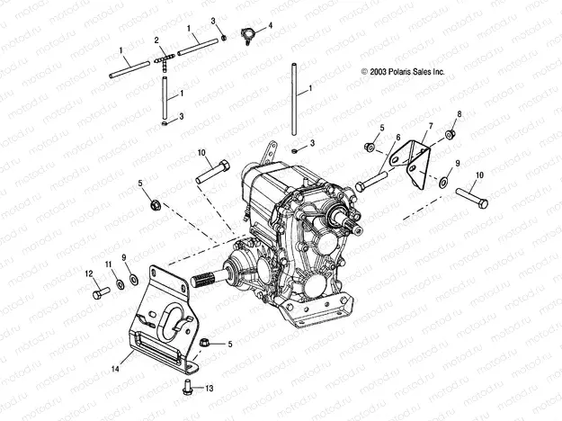 TRANSMISSION MOUNTING - A04CH68AP/AQ/AU/CU (4987468746C12) | TRANSMISSION MOUNTING - A04CH68AP/AQ/AU/CU (4987468746C12)