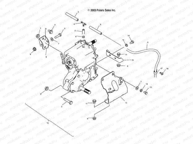 TRANSMISSION MOUNTING - A04JD50AA/AB/CA (4977487748D04) | TRANSMISSION MOUNTING - A04JD50AA/AB/CA (4977487748D04)