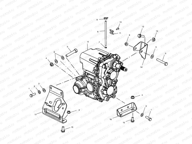 TRANSMISSION MOUNTING - A10RB42AA (4970937093B02) | TRANSMISSION MOUNTING - A10RB42AA (4970937093B02)