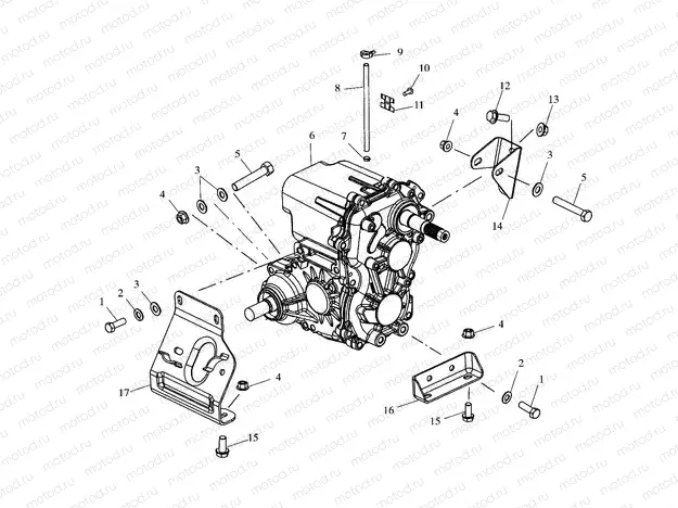 TRANSMISSION MOUNTING - A10RD50AA (4970977097B02) | TRANSMISSION MOUNTING - A10RD50AA (4970977097B02)