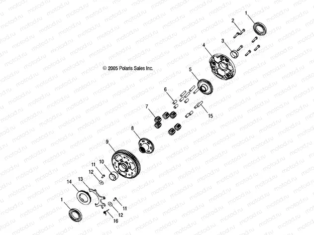 TRANSMISSION | TRANSMISSION, DIFFERENTIAL - A07TH50EA (4999204069920406D07)