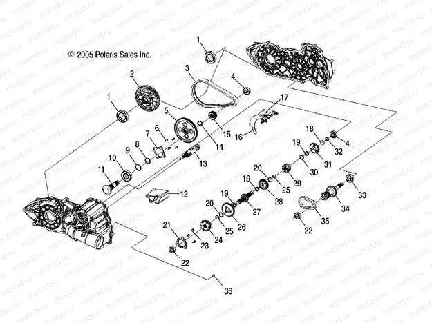 TRANSMISSION | TRANSMISSION, INTERNAL - A07MH46AA/AZ (4999200059920005C14)