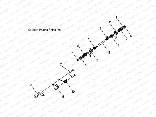 TRANSMISSION | TRANSMISSION, SHIFT FORKS - A07MH50FC (4999200059920005D02)