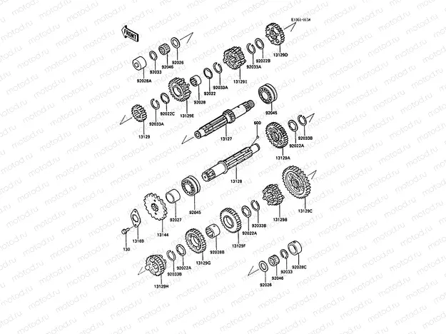 Transmission(ZX600AE025001-051055)