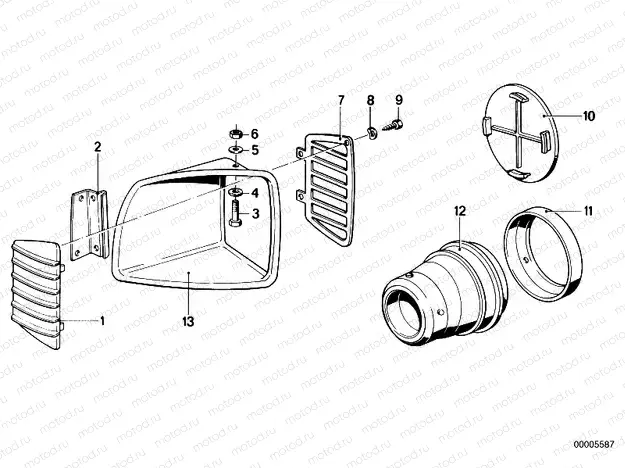 Trim panel air inlet