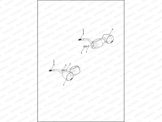 TURN SIGNALS, FRONT - XG750A