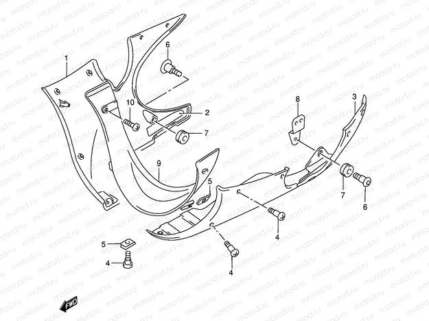 UNDER COWLING