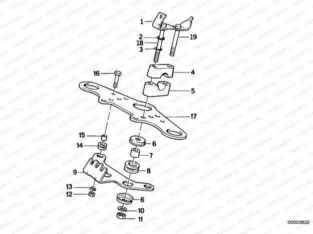 Upper fork cross brace