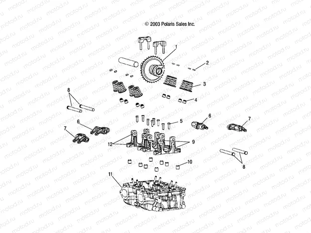 VALVE TRAIN - W045305CA/IA/CB/IB/IE/CC/IC/CD/ID/IF (4990579057C04) | VALVE TRAIN - W045305CA/IA/CB/IB/IE/CC/IC/CD/ID/IF (4990579057C04)