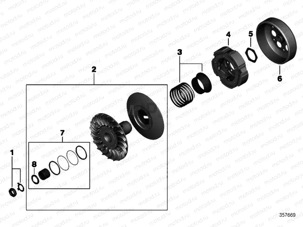 VARIATOR, DRIVEN