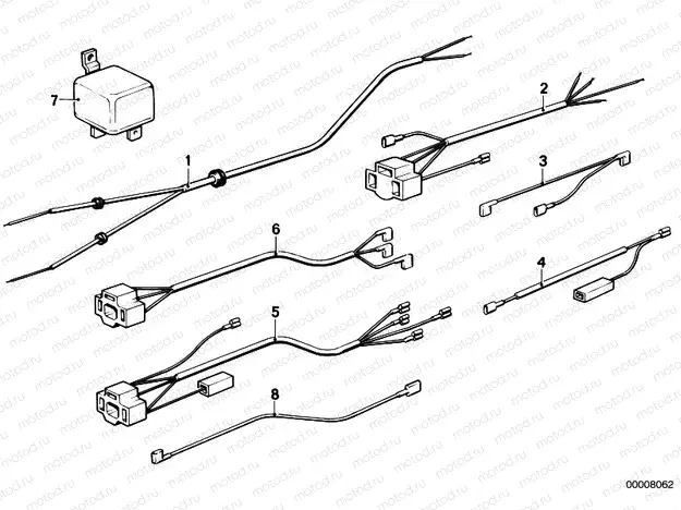 Various additional cable harnesses