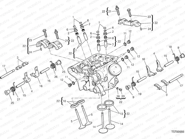VERTICAL CYLINDER HEAD [MOD:MS1200PP]