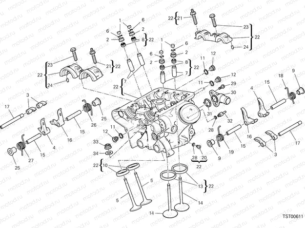 VERTICAL CYLINDER HEAD [MOD:MS1260E]
