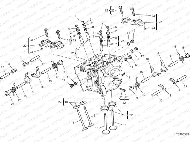 VERTICAL CYLINDER HEAD [MOD:MS950]