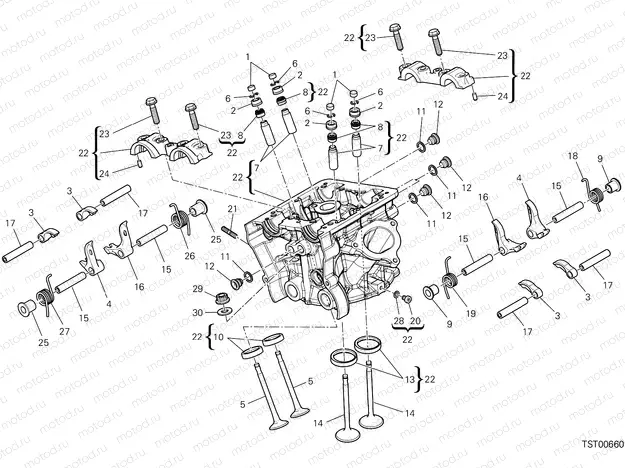 VERTICAL CYLINDER HEAD [MOD:MS950S]