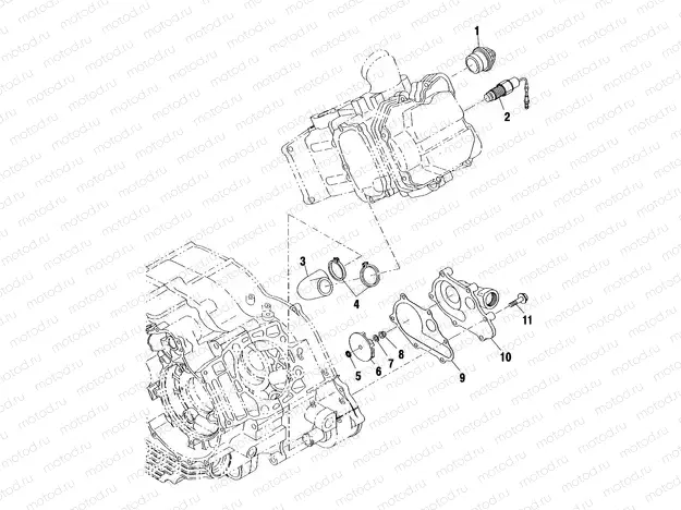WATER PUMP - A02CK42AA/AB (4970327032C14) | WATER PUMP - A02CK42AA/AB (4970327032C14)