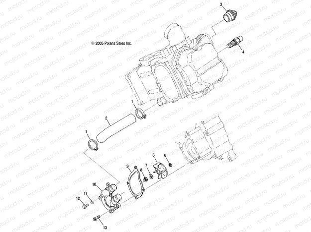 WATER PUMP - A03CD50FB (4999200139920013D10) | WATER PUMP - A03CD50FB (4999200139920013D10)
