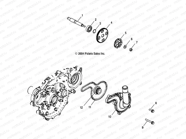 WATER PUMP - A05MH68AP (4999609960E02) | WATER PUMP - A05MH68AP (4999609960E02)