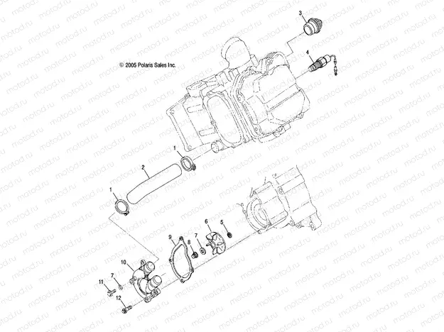 WATER PUMP - A06CL50AA (4999200099920009D10) | WATER PUMP - A06CL50AA (4999200099920009D10)