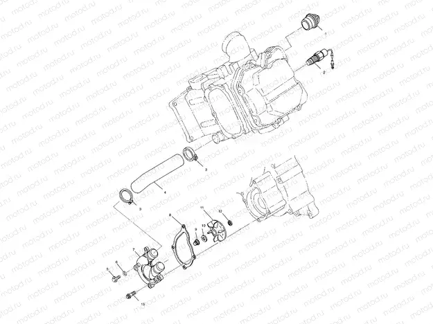 WATER PUMP - A99BG50AA (4949714971d009) | WATER PUMP - A99BG50AA (4949714971d009)