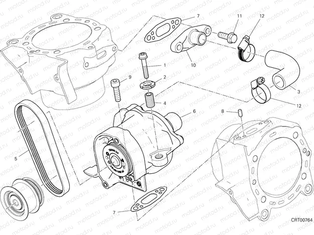 WATER PUMP [MOD:DVL1260]