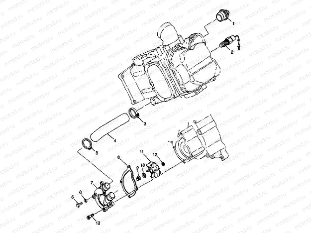 WATER PUMP - W98BC50A (4944994499d009) | WATER PUMP - W98BC50A (4944994499d009)