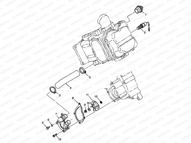 WATER PUMP - W98CH50AB (4945714571d012) | WATER PUMP - W98CH50AB (4945714571d012)
