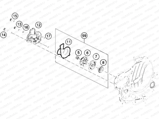 WATER PUMP|Engine|35