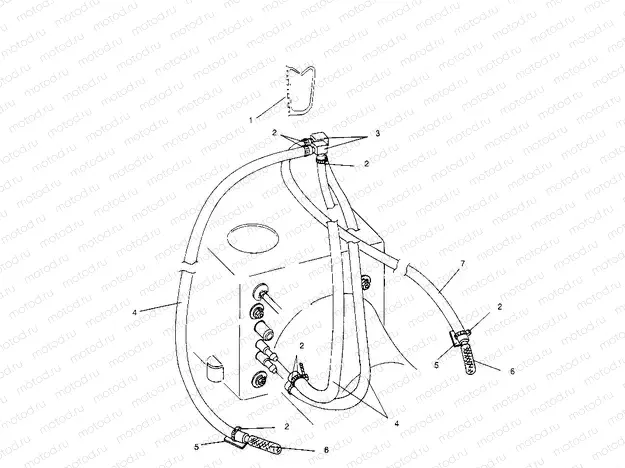 WATER SIPHON SL 750 B954070 (4930523052B009) | WATER SIPHON SL 750 B954070 (4930523052B009)