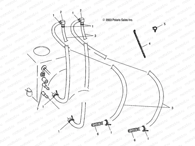WATER SIPHON - W045303CA/IA (4990539053B05) | WATER SIPHON - W045303CA/IA (4990539053B05)