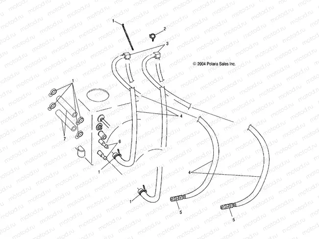 WATER SIPHON - W045304CA/IA/CB/IB/CC/IC (4990559055B02) | WATER SIPHON - W045304CA/IA/CB/IB/CC/IC (4990559055B02)