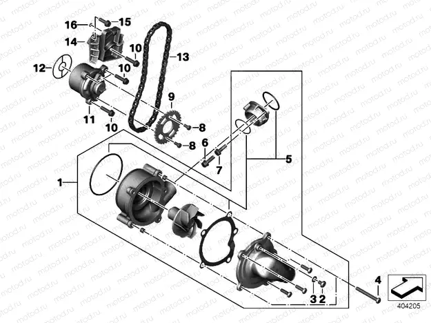WATER/OIL PUMP