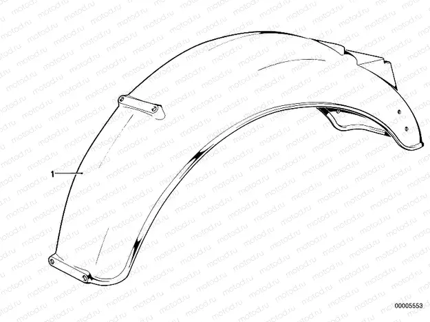Wheel cover, rear