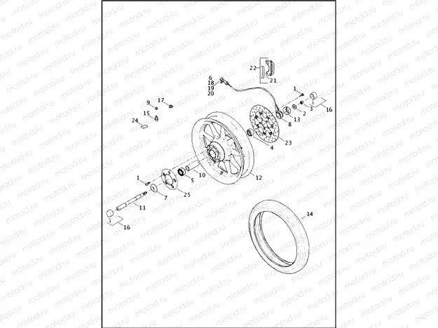 WHEEL, FRONT