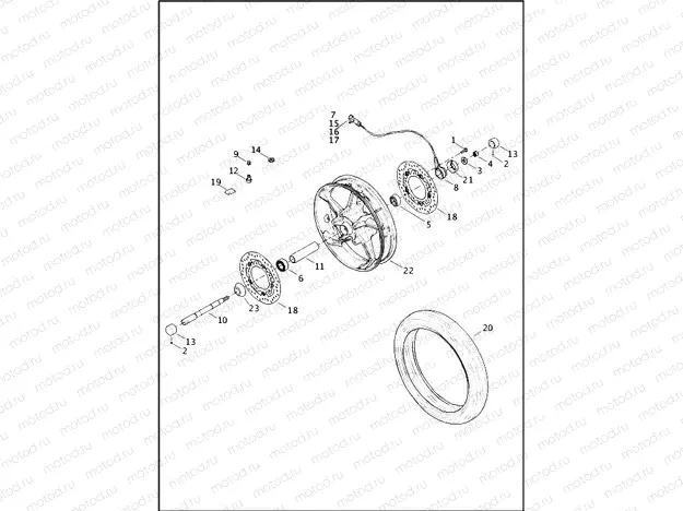 WHEEL, FRONT