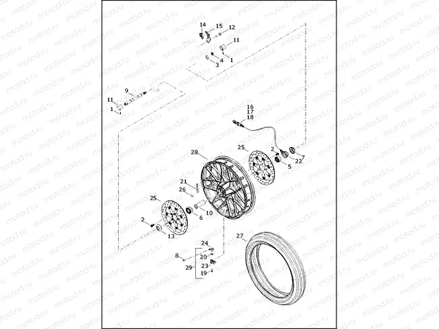 WHEEL, FRONT