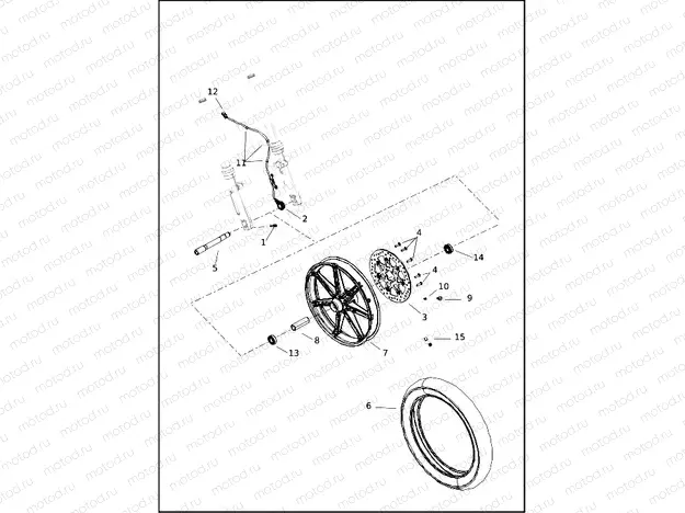 WHEEL, FRONT